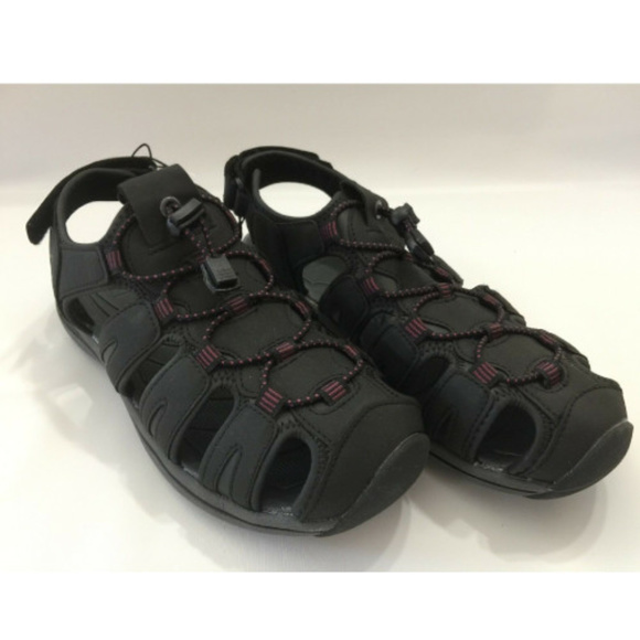 black water sandals